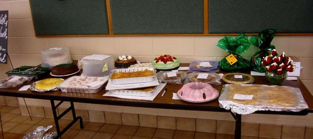 Bake sale. Photo by Bill Winney.