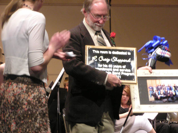 Band Room dedication. Photo by Bob Rule.