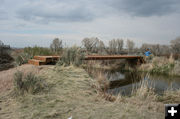 Bridge done. Photo by Dawn Ballou, Pinedale Online.