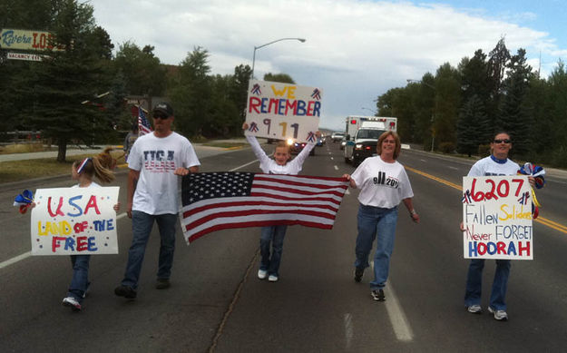 We remember. Photo by Robin Schamber, Sublette 4-H.