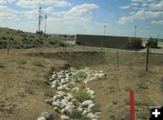 Erosion control. Photo by Dawn Ballou, Pinedale Online.