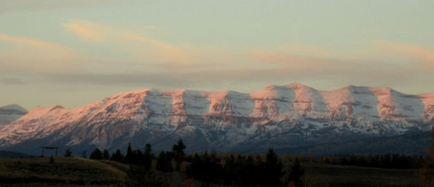 Pink hills. Photo by Bill Winney.