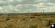 New fence. Photo by Dawn Ballou, Pinedale Online.