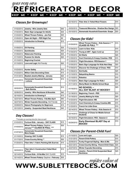 BOCES 2012 classes. Photo by Sublette BOCES.