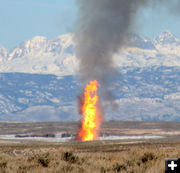 Closer view. Photo by Jennifer Frazier, Wyoming Department of Environmental Quality.