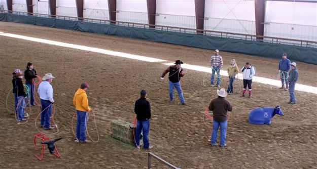 Dummy roping. Photo by Carie Whitman.