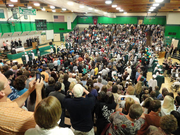 Processional. Photo by Bob Rule, KPIN 101.1 FM Radio.