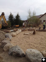 Rock work. Photo by Ana Cuprill.