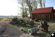 Ranch implements. Photo by Dawn Ballou, Pinedale Online.