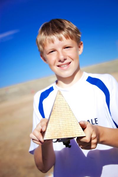 Pyramid rocket. Photo by Tara Bolgiano, Blushing Crow Photography.