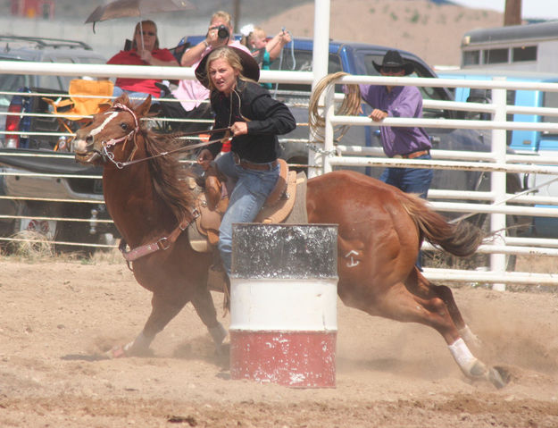 Barrel Racing. Photo by Pinedale Online.