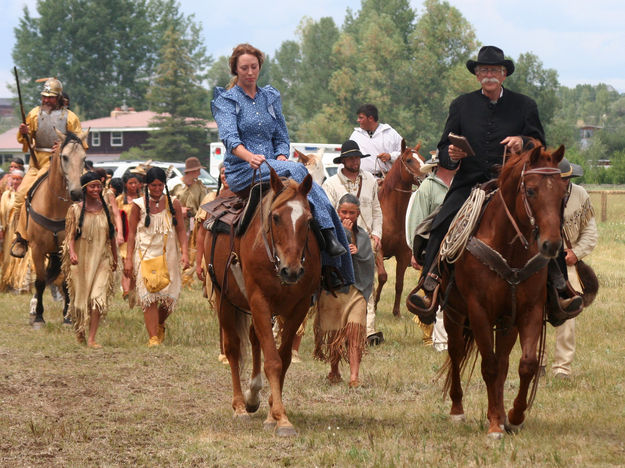 Missionaries. Photo by Clint Gilchrist, Pinedale Online.