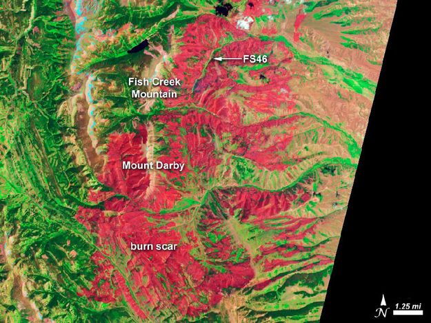 Fire July 4 - NASA satellite view. Photo by National Aeronautics and Space Administration (NASA).