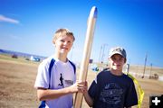 Big rocket. Photo by Tara Bolgiano, Blushing Crow Photography.