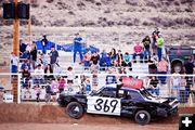 On the berm. Photo by Tara Bolgiano, Blushing Crow Photography.