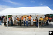 Buffalo Burger Lunch. Photo by Dawn Ballou, Pinedale Online.