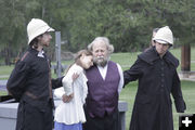 Away in cuffs. Photo by Tim Ruland, Pinedale Fine Arts Council.