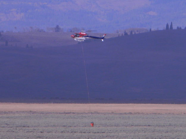 Helicopter. Photo by Mellisa Watson.