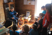 Spinning. Photo by Dawn Ballou, Pinedale Online.