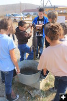 Pumping but no water. Photo by Dawn Ballou, Pinedale Online.