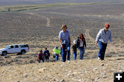 Long walk up. Photo by Pinedale Online.