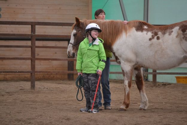 Waiting their turn. Photo by M.E.S.A. Therapeutic Horsemanship.