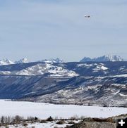 Flying and fishing. Photo by Dawn Ballou, Pinedale Online.