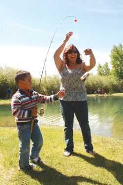 Fish for dinner. Photo by Matthew Manguso, Sublette Examiner.