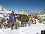 Thorong La pass. Photo by Ric Sumulski .