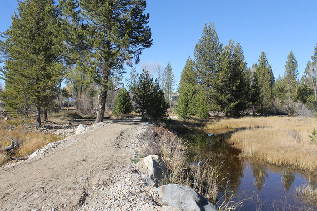 Rustic trail. Photo by Dawn Ballou, Pinedale Online.