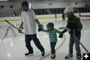 Having fun on the ice. Photo by Nan Stinson.