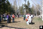 Kids, eggs, and a big bunny. Photo by Mindi Crabb.