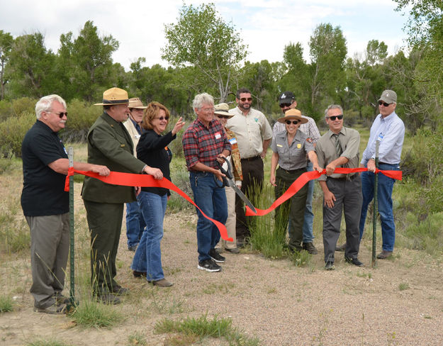 Ribbon Cutting. Photo by Terry Allen.