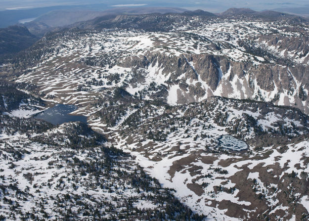 Palmer and Penny Lakes. Photo by Wyoming AeroPhoto.