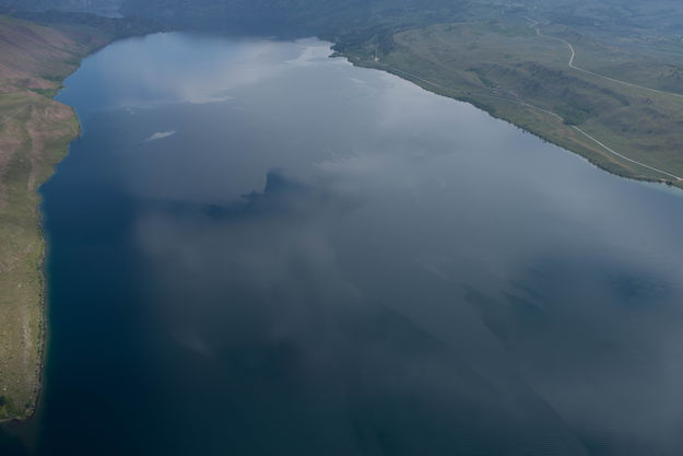 Fremont Lake. Photo by Wyoming AeroPhoto.