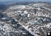 Palmer and Penny Lakes. Photo by Wyoming AeroPhoto.