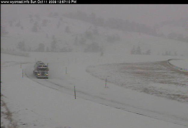 South Pass in winter. Photo by WYDOT webcam file photo.