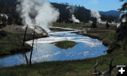 Firehole Basin. Photo by Fred Pflughoft.