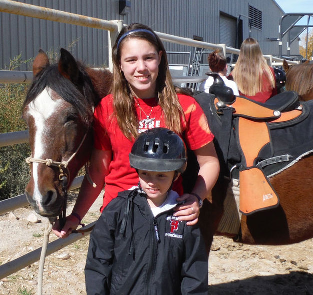 Outstanding Teen Lydia. Photo by MESA Therapeutic Horsemanship.