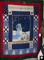 Christmas quilt. Photo by Dawn Ballou, Pinedale Online.