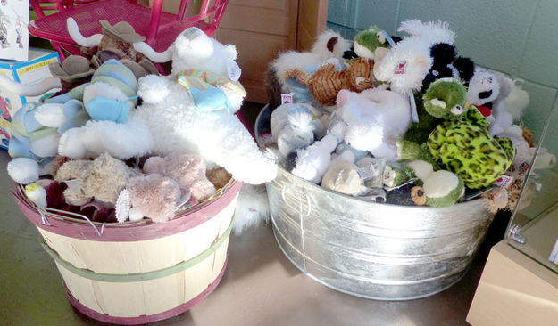 Stuffed animals. Photo by Dawn Ballou, Pinedale Online.