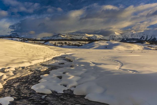 First light over Dell Creek. Photo by Dave Bell.