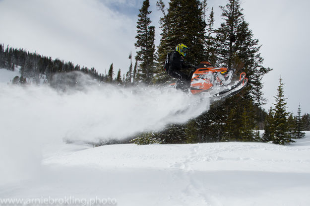 Big air. Photo by Arnold Brokling.