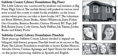 Sublette County Library Foundation. Photo by Pinedale Fine Arts Council.