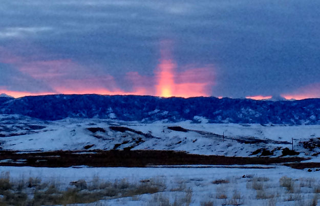 Wind River sunrise. Photo by Renee' Smythe.