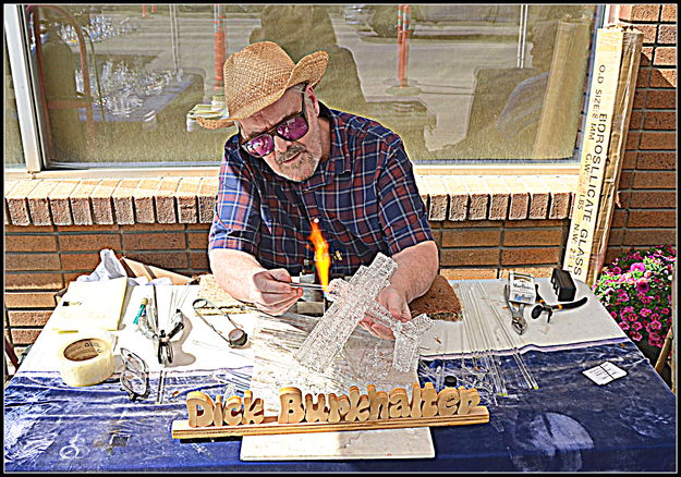 Glass blowing. Photo by Terry Allen.