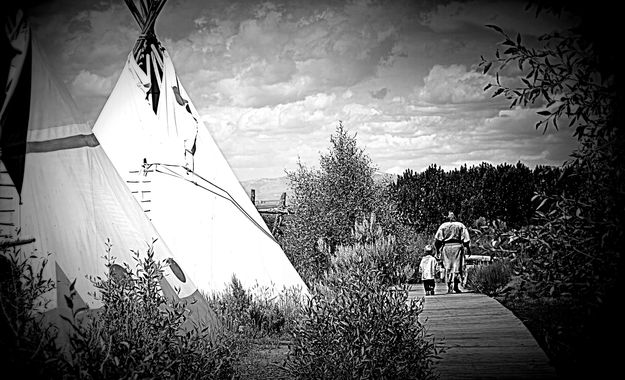 A quiet walk. Photo by Terry Allen.