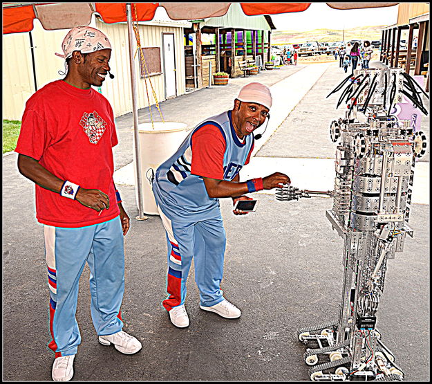 Comedy Robotics. Photo by Terry Allen.