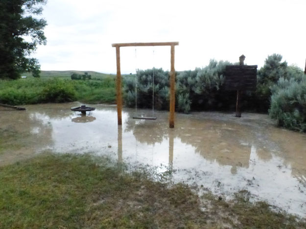 Swing - Playground. Photo by Dawn Ballou, Pinedale Online.