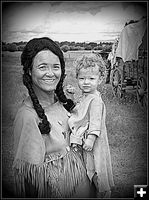 Woman and baby. Photo by Terry Allen.